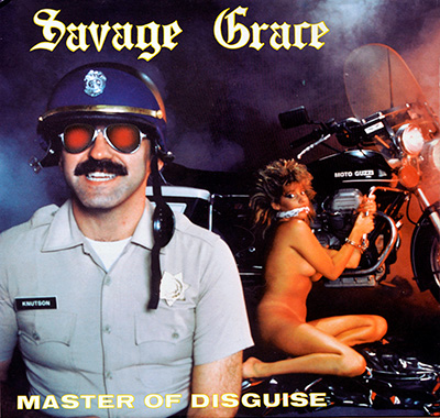 SAVAGE GRACE - Master of Disguise album front cover vinyl record